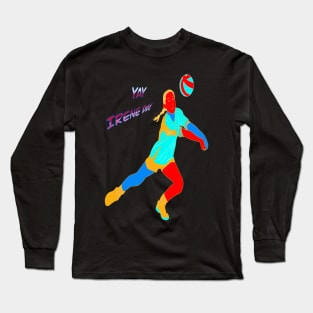 YAY IRENE DAY NEON GIRL VOLLEYBALL PLAYER Long Sleeve T-Shirt